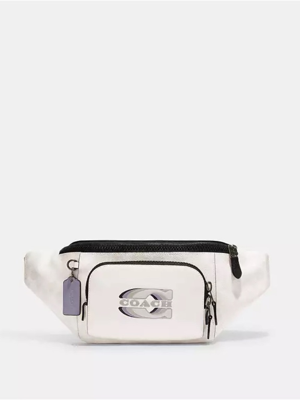 Coach Ivory and Black Crossbody Bag